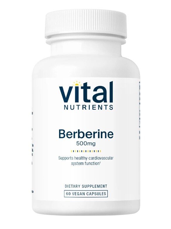 Berberine 500 mg - 60 Vegetarian Capsules