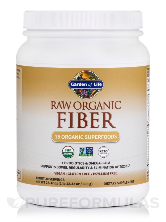 RAW Organic Fiber - 28.32 oz (803 Grams)