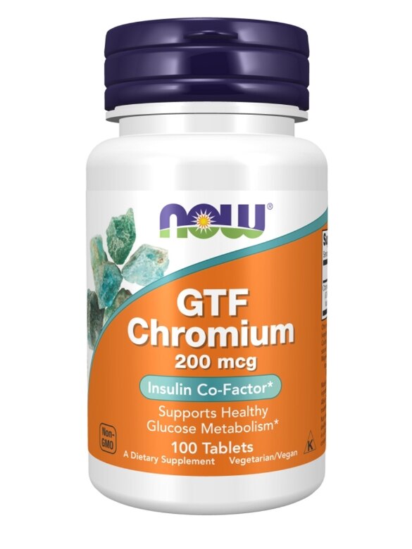 GTF Chromium 200 mcg - 100 Tablets