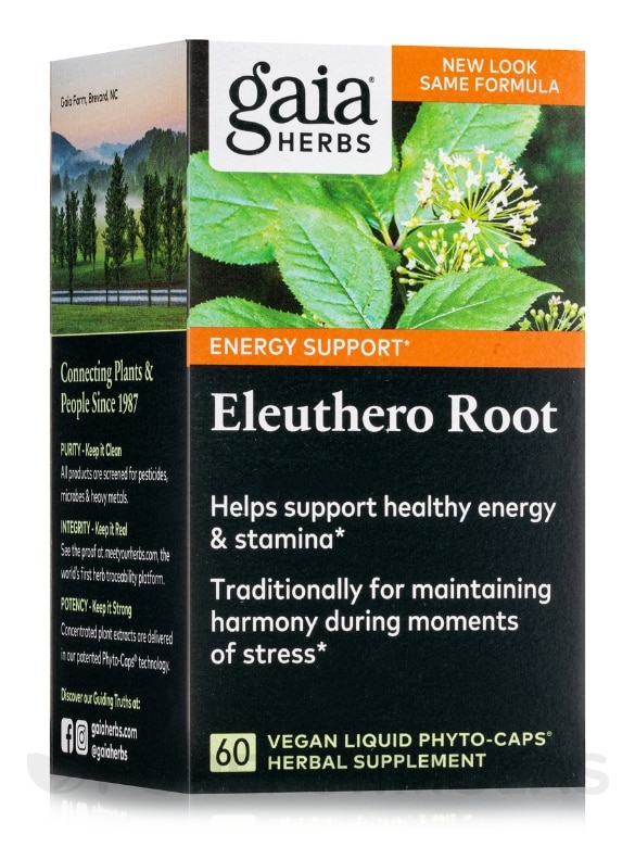Eleuthero Root - 60 Vegetarian Liquid Phyto-Caps®