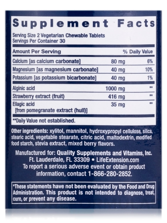  Berry Flavor - 60 Chewable Tablets - Alternate View 1