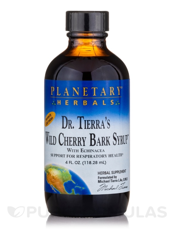 Old Indian Wild Cherry Bark Syrup™ with Echinacea - 4 fl. oz (118.28 ml)