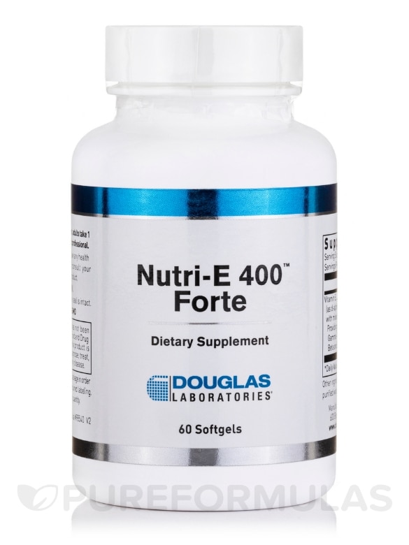 Nutri-E 400 Forte - 60 Softgel Capsules