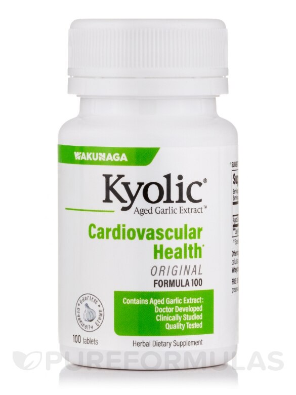 Kyolic® Aged Garlic Extract™ - Cardiovascular Health Formula 100 - 100 Tablets