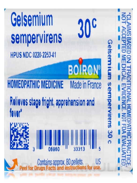 Gelsemium Sempervirens 30c - 1 Tube (approx. 80 pellets) - Alternate View 6