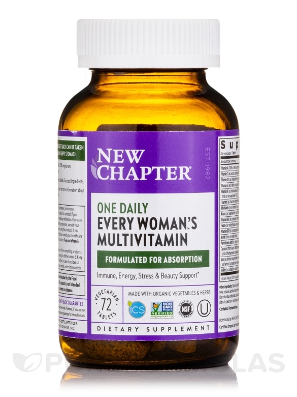 Every Woman's One Daily Multivitamin - 72 Vegetarian Tablets - Alternate View 2