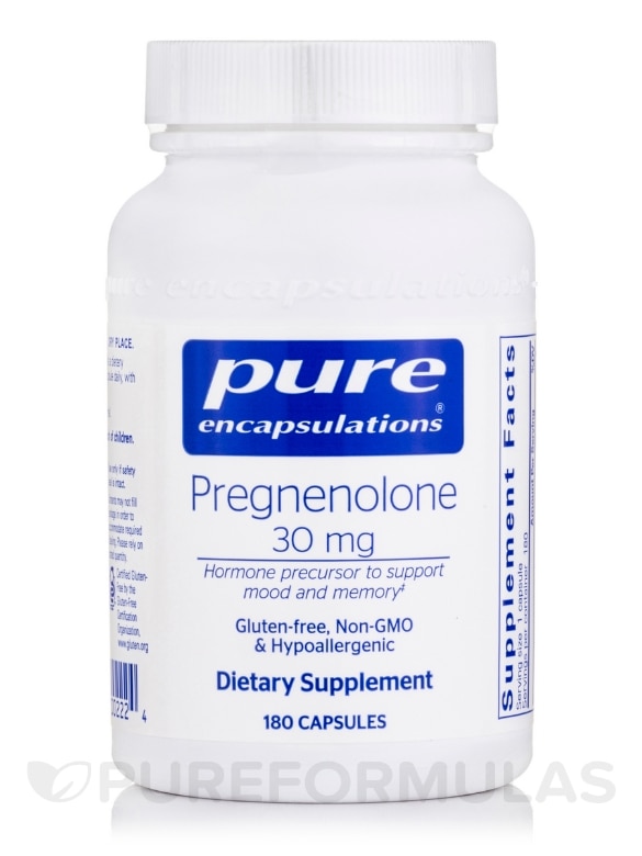 Pregnenolone 30 mg - 180 Capsules