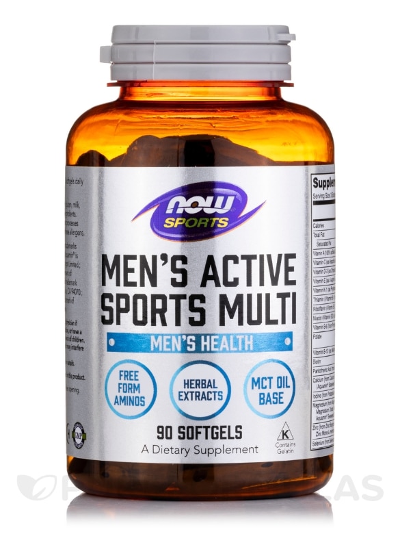 NOW® Sports - Men's Active Sports Multivitamin - 90 Softgels