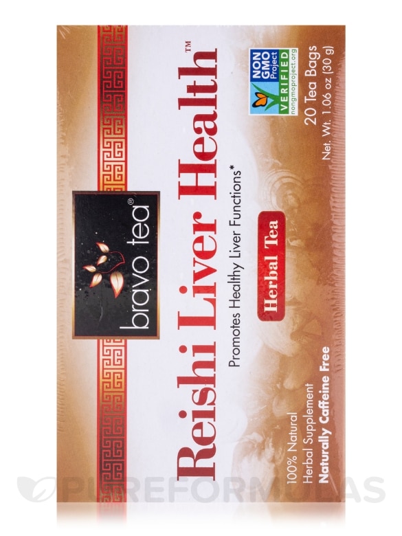 Reishi Liver Health™ Herbal Tea - 20 Tea Bags - Alternate View 3