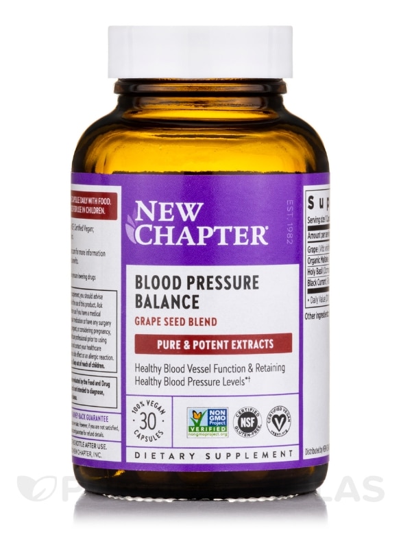 Blood Pressure Take Care® - 30 Vegetarian Capsules - Alternate View 2