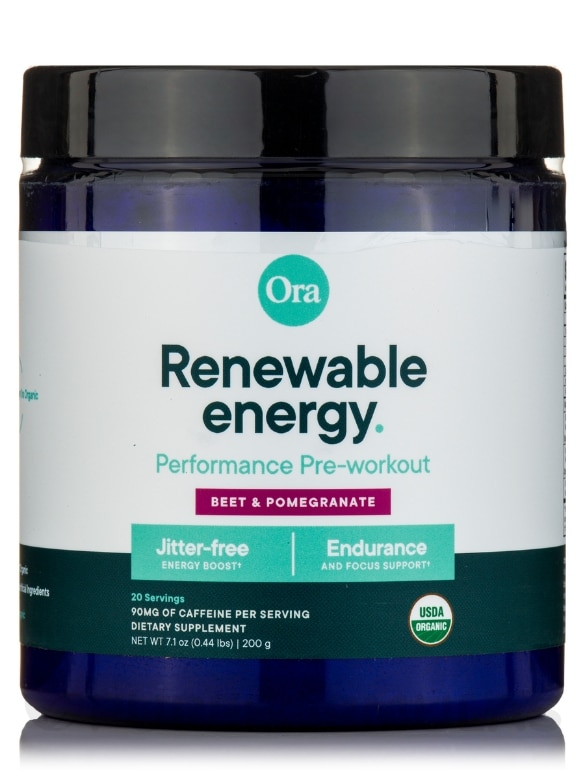 Renewable Energy®: Organic Pre-Workout Powder