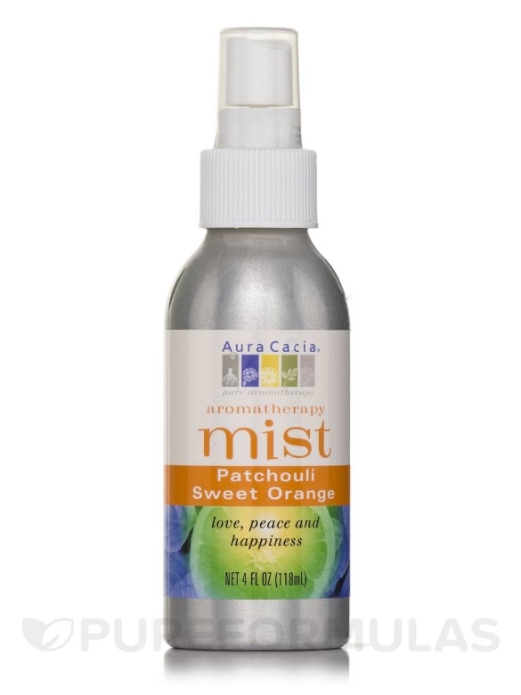 Patchouli and Sweet Orange Aromatherapy Mist - 4 fl. oz (118 ml)