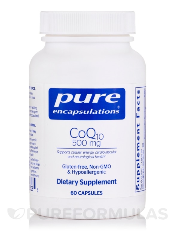 CoQ10 - 500 mg - 60 Capsules