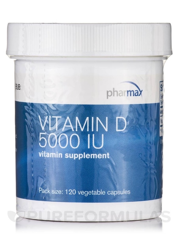 Vitamin D 5000 IU - 120 Vegetable Capsules