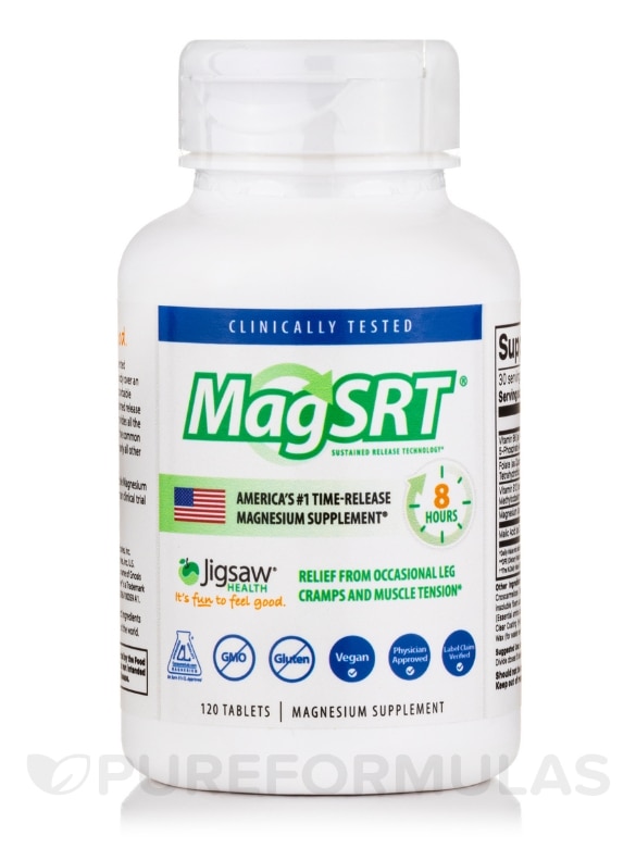 MagSRT® (Magnesium with SRT) - 120 Tablets