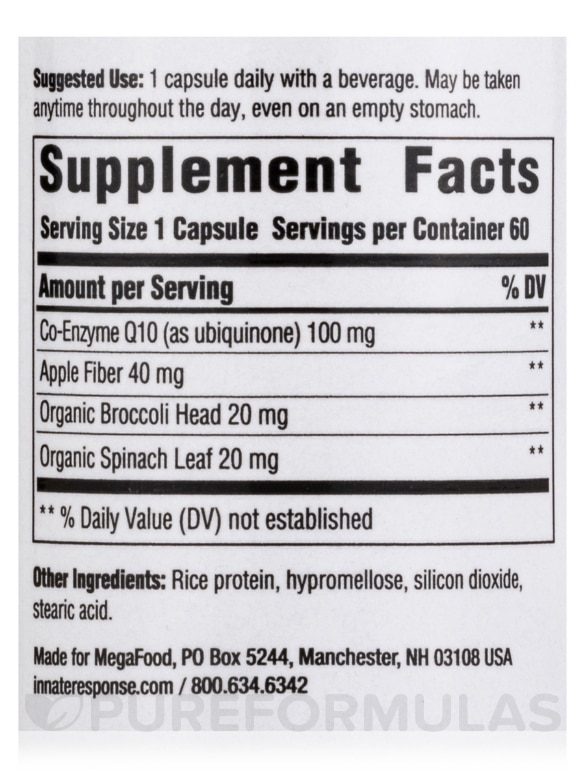 CoQ10 100 mg - 60 Capsules - Alternate View 4
