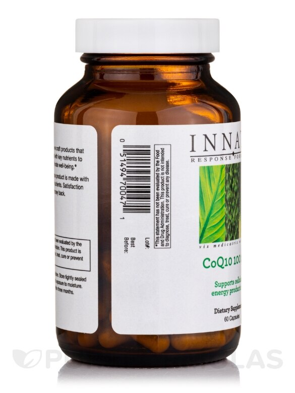 CoQ10 100 mg - 60 Capsules - Alternate View 3