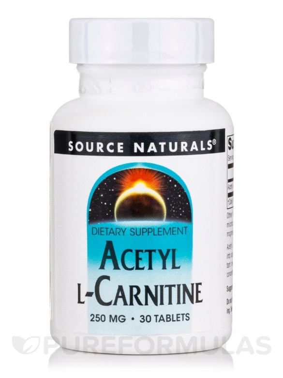 Acetyl L-Carnitine 250 mg - 30 Tablets