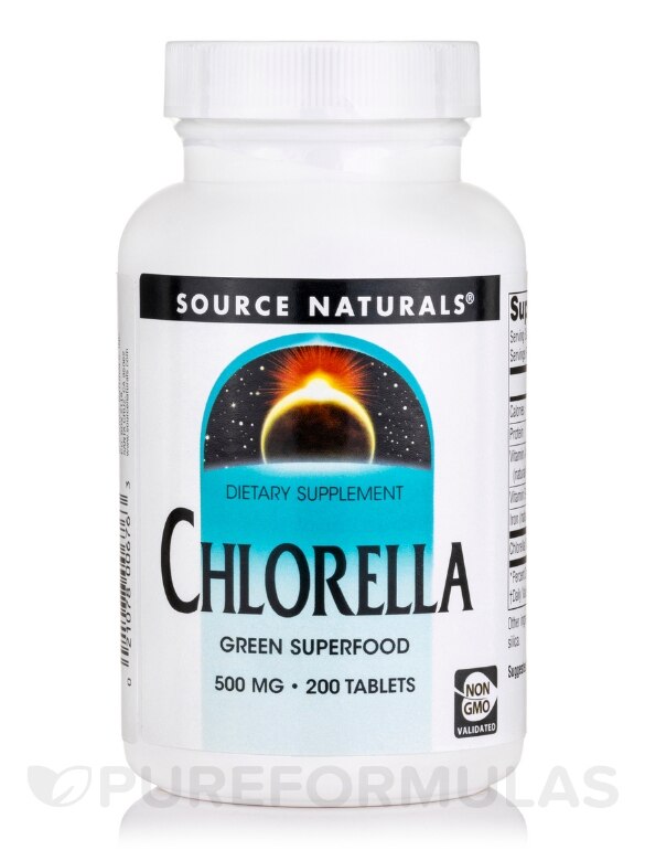 Chlorella 500 mg - 200 Tablets