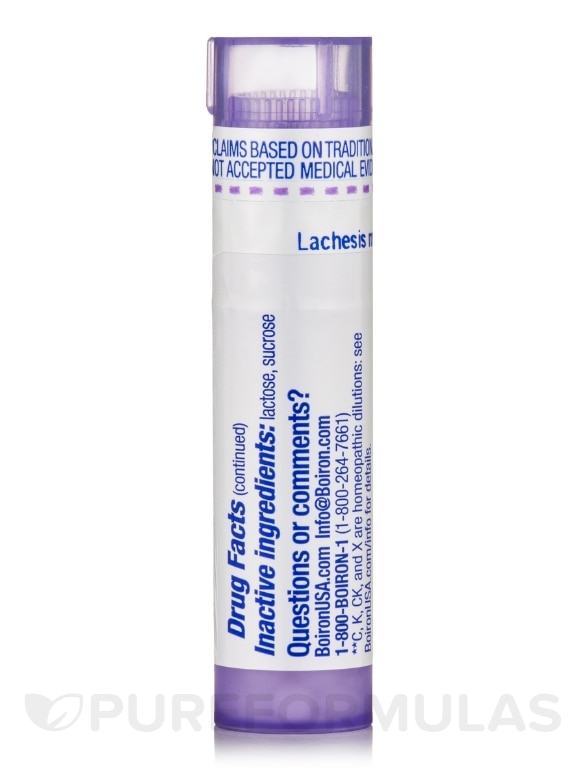 Lachesis Mutus 200ck - 1 Tube (approx. 80 pellets) - Alternate View 3