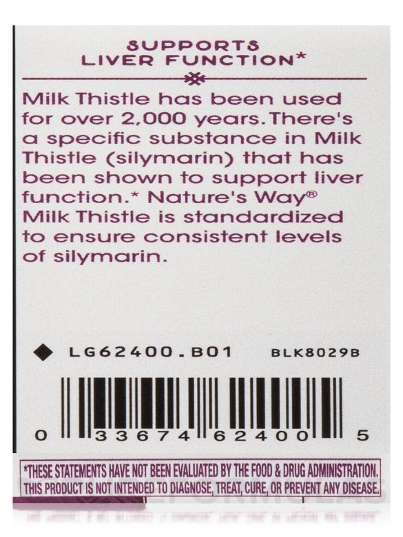 Milk Thistle - 60 Vegan Capsules - Alternate View 6