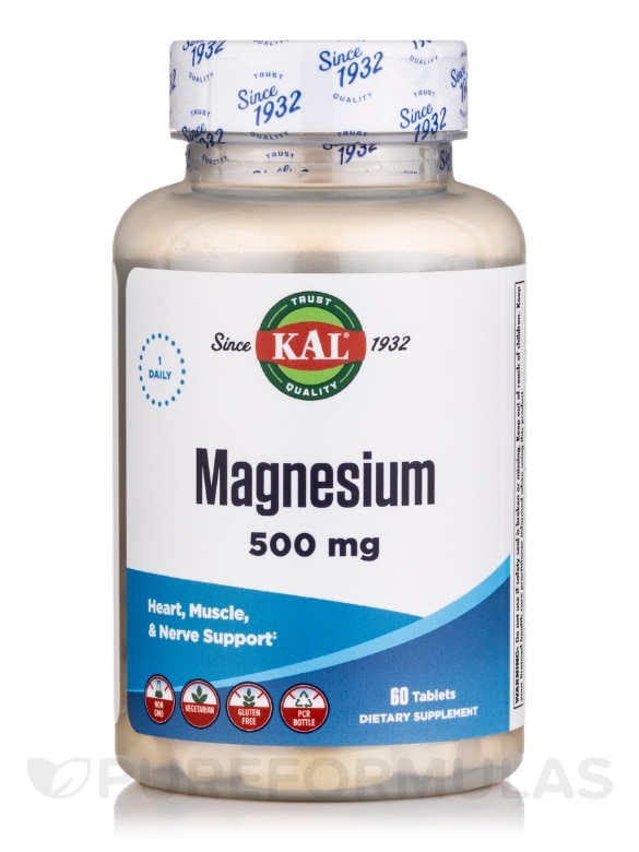 Magnesium 500 mg - 60 Tablets