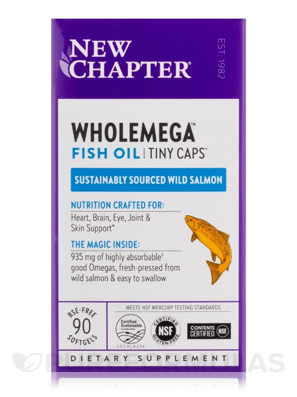 Wholemega® Tiny Caps 500 mg - 90 Softgels - Alternate View 3
