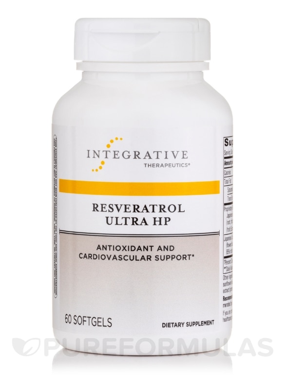 Resveratrol Ultra High Potency - 60 Softgels