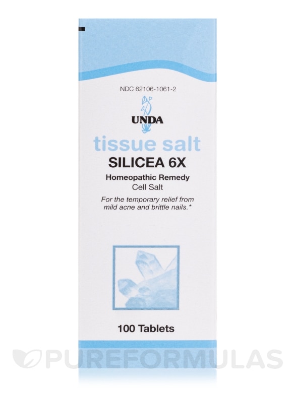 Tissue Salt - Silicea 6X - 100 Tablets - Alternate View 3