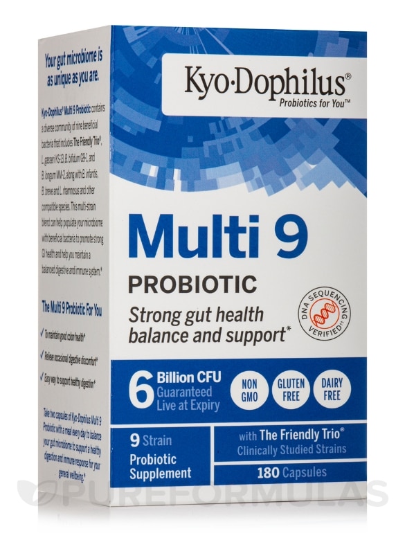 Kyo-Dophilus® Multi 9 Probiotic - 180 Capsules