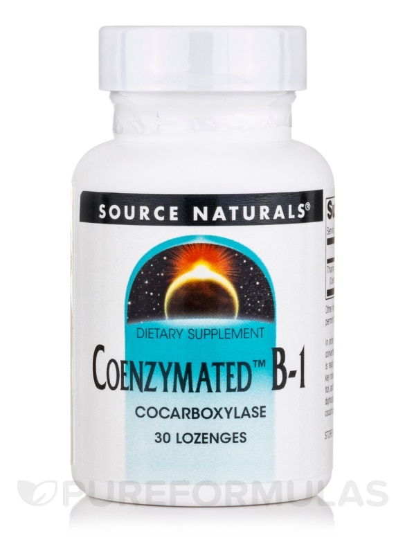 Coenzymated B-1 Sublingual 25 mg - 30 Tablets