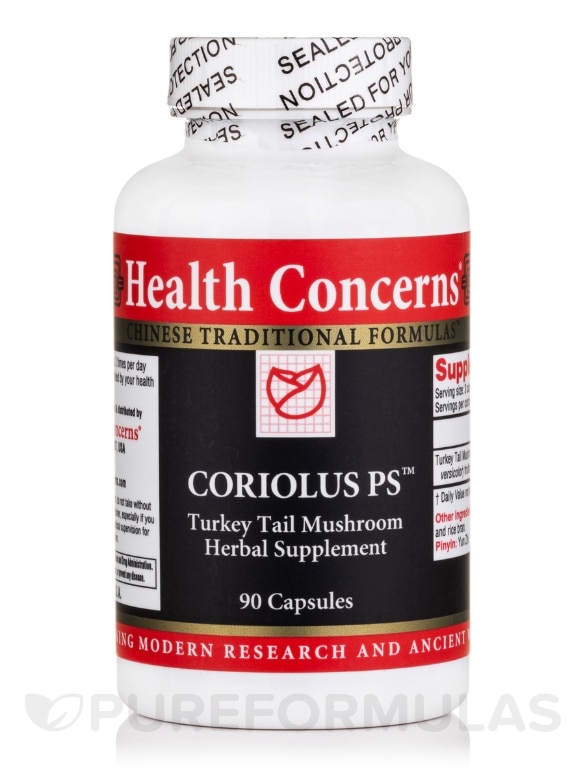 Coriolus PS™ (Turkey Tail Herbal Supplement) - 90 Capsules