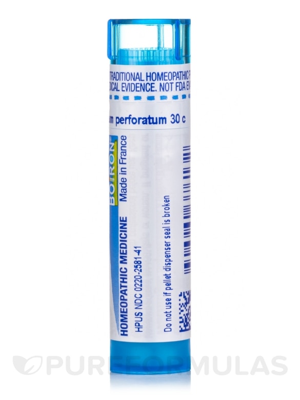 Hypericum Perforatum 30c - 1 Tube (approx. 80 pellets) - Alternate View 1