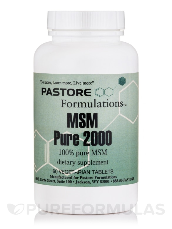 MSM Pure 2000 - 60 Tablets