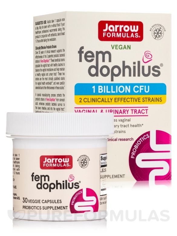 Fem-Dophilus® 1 Billion - 30 Veggie Capsules - Alternate View 1