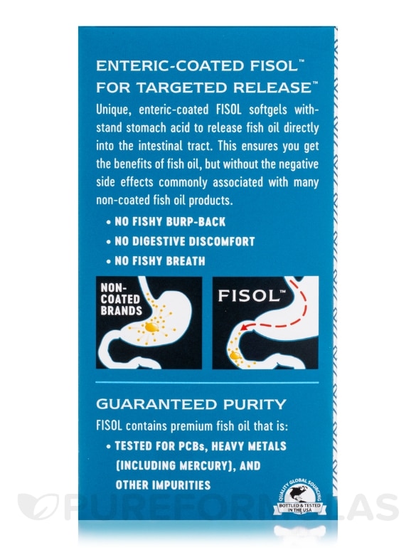 Fisol Fish Oil 500 mg - 180 Softgels - Alternate View 6