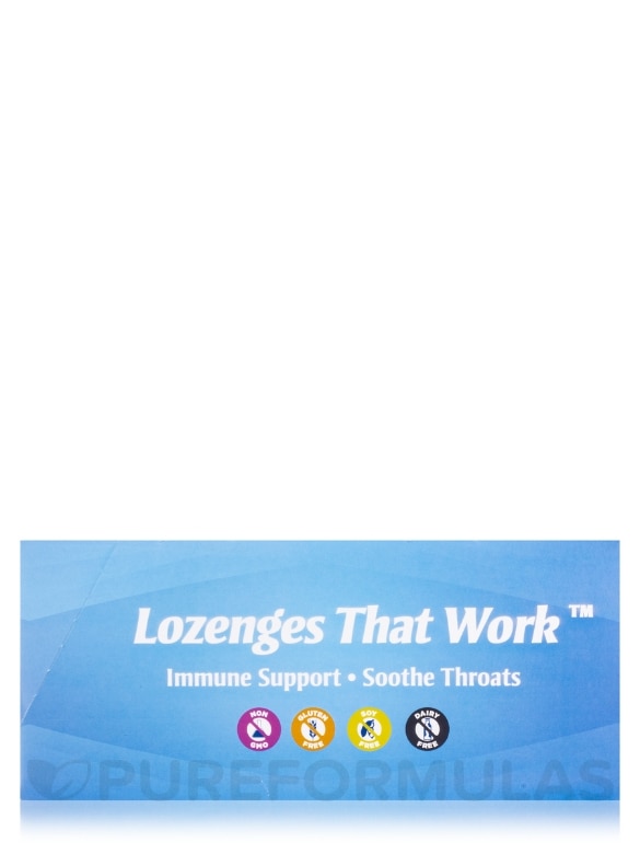Elderberry Zinc Lozenges - 1 Box of 12 Bags (180 Throat Lozenges) - Alternate View 4