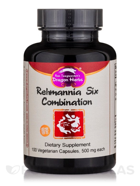 Rehmannia Six Combination - 100 Vegetarian Capsules