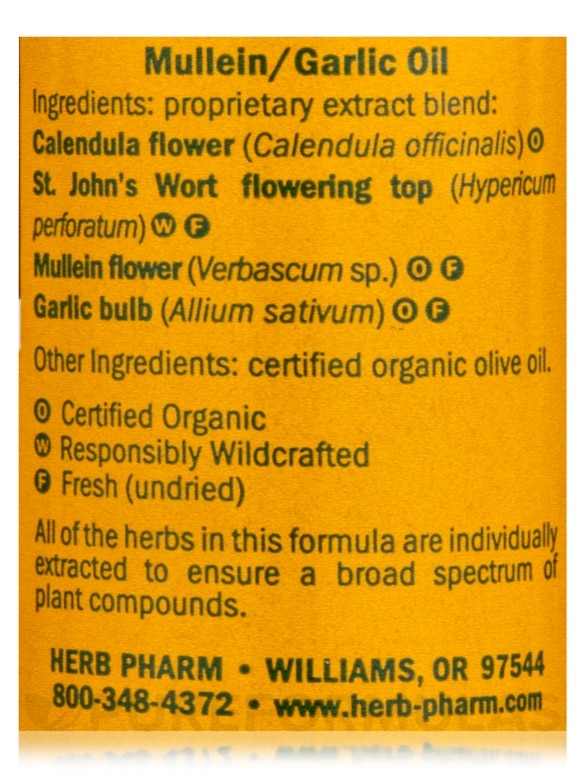 Mullein Garlic Compound - 1 fl. oz (30 ml) - Alternate View 4