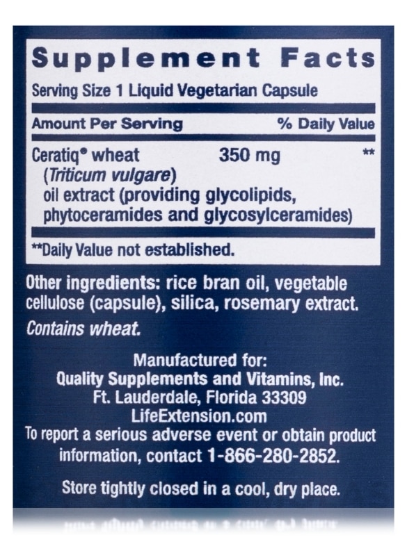 Skin Restoring Ceramides - 30 Liquid Vegetarian Capsules - Alternate View 3