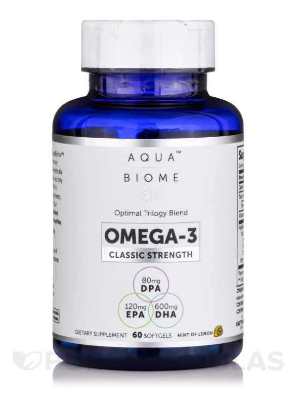 Aqua Biome™ Fish Oil Classic Strength - 60 Softgels - Alternate View 2