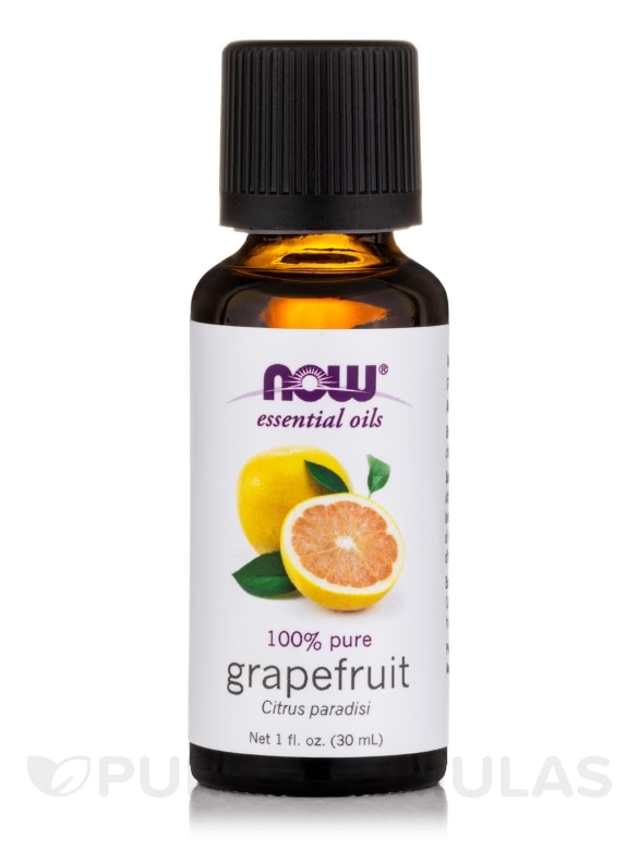NOW® Essential Oils - Grapefruit Oil (100% Pure) - 1 fl. oz (30 ml)