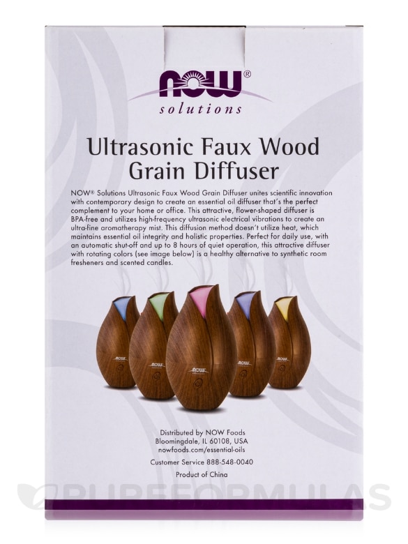 NOW® Solutions - Ultrasonic Faux Wood Grain Diffuser - 1 Unit - Alternate View 4