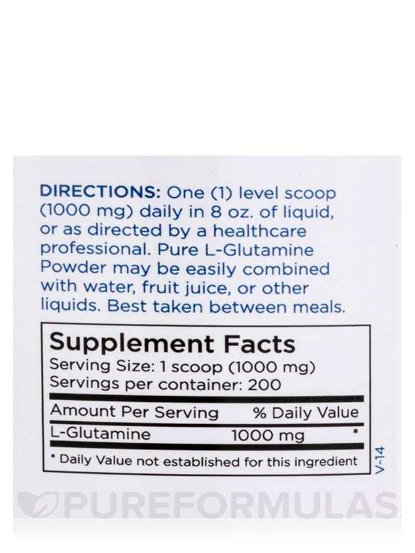 L-Glutamine Powder - 7 oz (200 Grams) - Alternate View 3