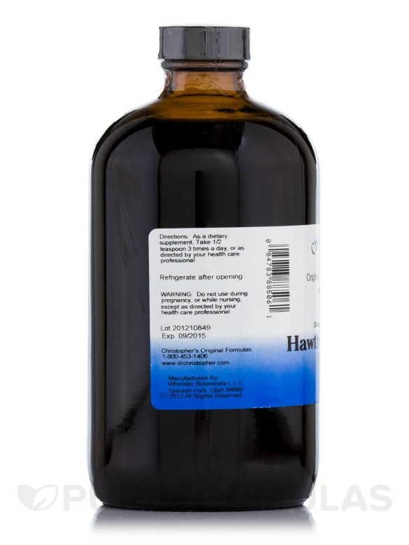 Hawthorn Berry Heart Syrup - 16 fl. oz (472 ml) - Alternate View 2