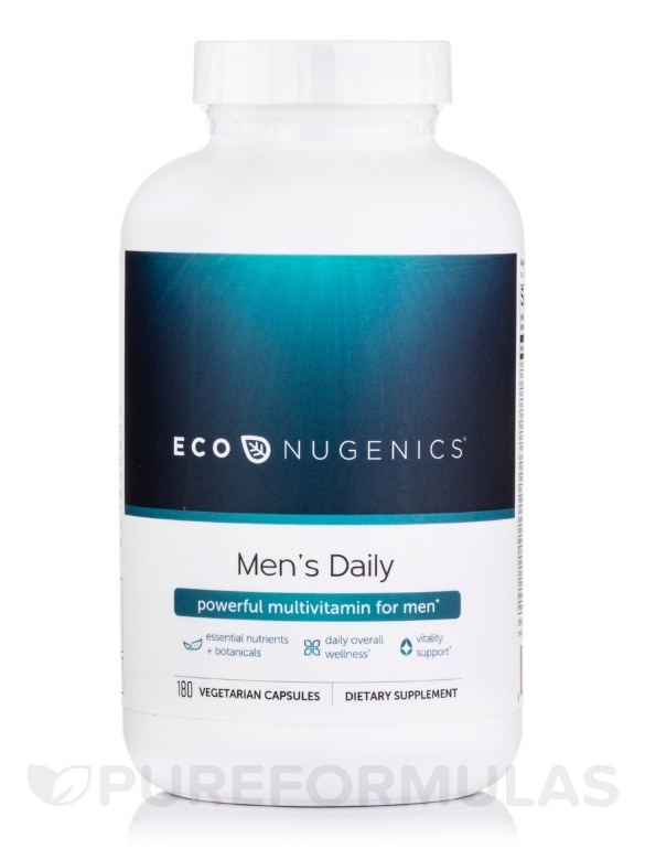 Men's Daily Powerful Multivitamin - 180 Vegetarian Capsules