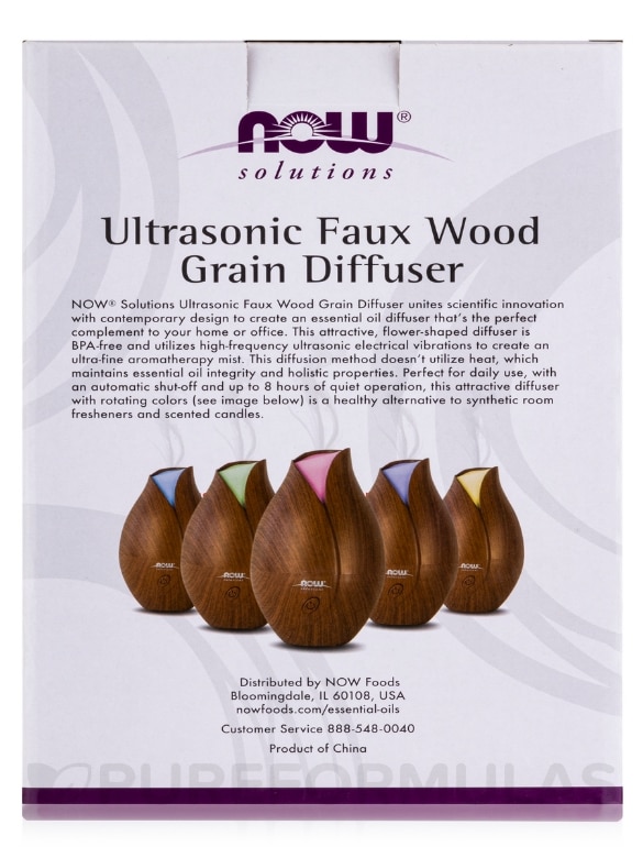 NOW® Solutions - Ultrasonic Faux Wood Grain Diffuser - 1 Unit - Alternate View 7
