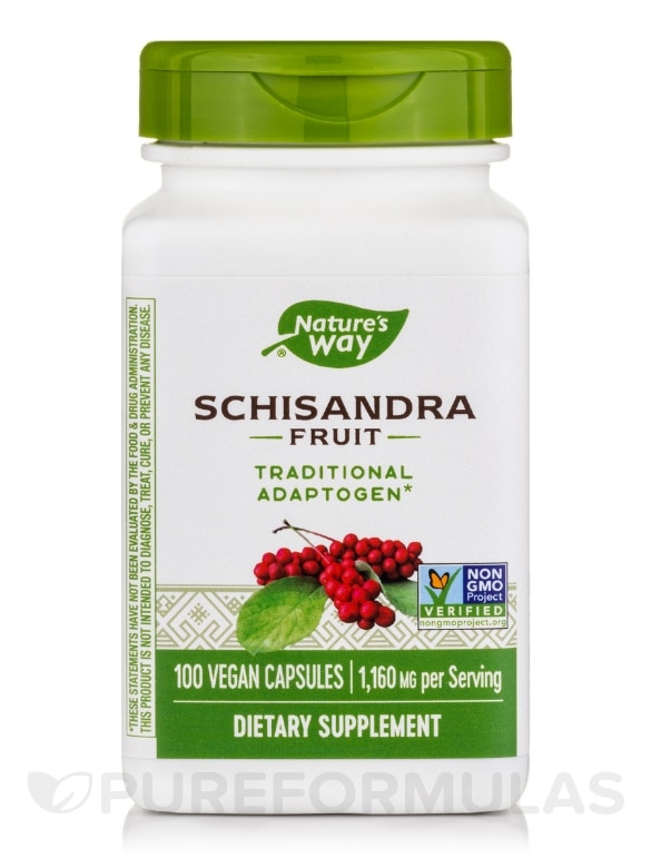 Schisandra Fruit 580 mg - 100 Capsules