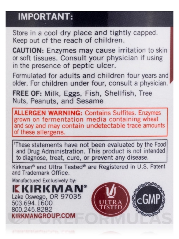 EnZym-Complete with DPP-IV™ - 120 Vegetarian Capsules - Alternate View 4