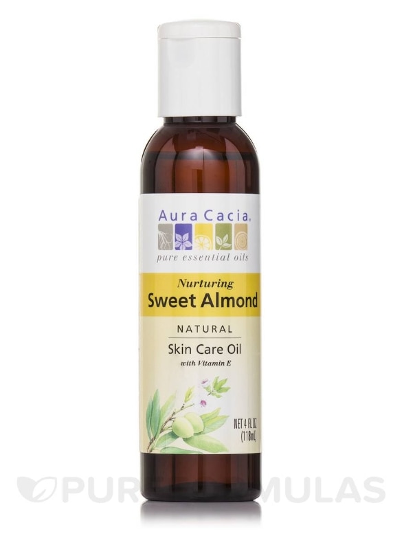 Sweet Almond Pure Skin Care Oil - 4 fl. oz (118 ml)